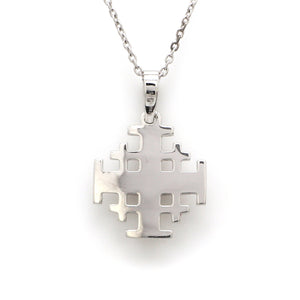 Platinum Jerusalem Cross Pendant JL PT P 304   Jewelove.US