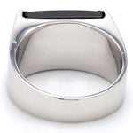 Load image into Gallery viewer, Customised Platinum Ring with Black Stone
