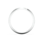 Load image into Gallery viewer, 7mm Beveled Edges Plain Platinum Ring for Men JL PT 616 - Solid   Jewelove.US
