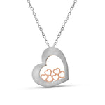 Load image into Gallery viewer, Bouquet of Hearts Pendant Rose Gold JL PT P 215
