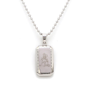 Hanuman Ji Pendant in Platinum JL PT Hanuman   Jewelove.US