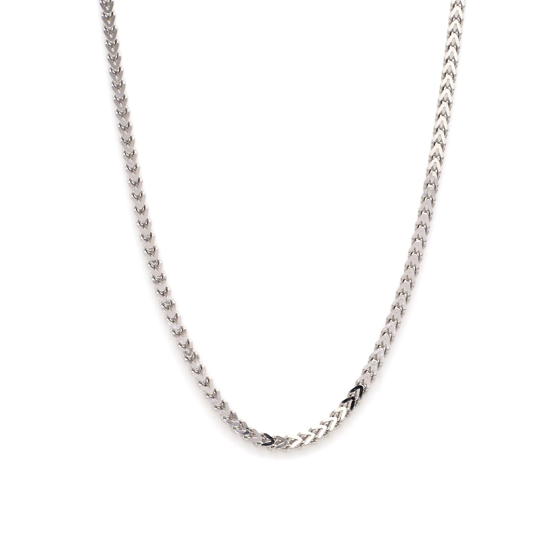 2.5mm Dazzling Shiny Japanese Franco Platinum Chain JL PT CH 1065