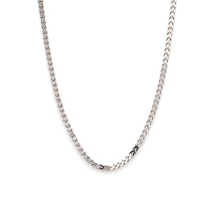 2.5mm Dazzling Shiny Japanese Franco Platinum Chain JL PT CH 1065