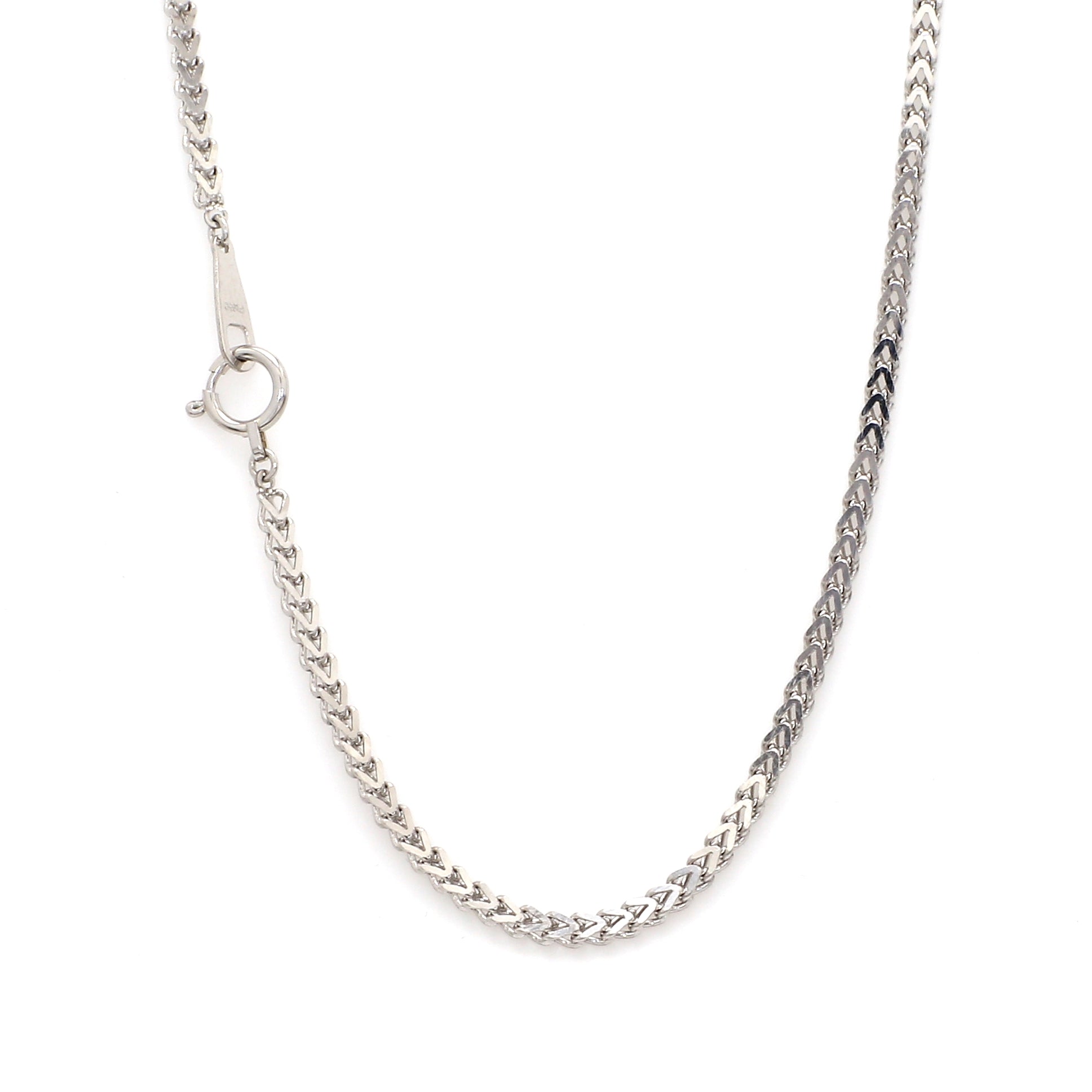 2.5mm Dazzling Shiny Japanese Franco Platinum Chain JL PT CH 1065