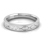 Load image into Gallery viewer, Platinum Diamond Couple Love Bands JL PT CB-3
