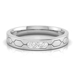Load image into Gallery viewer, Platinum Diamond Couple Love Bands JL PT CB-3
