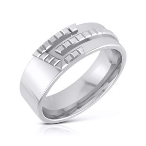 Platinum Diamond Couple Love Bands JL PT CB-6