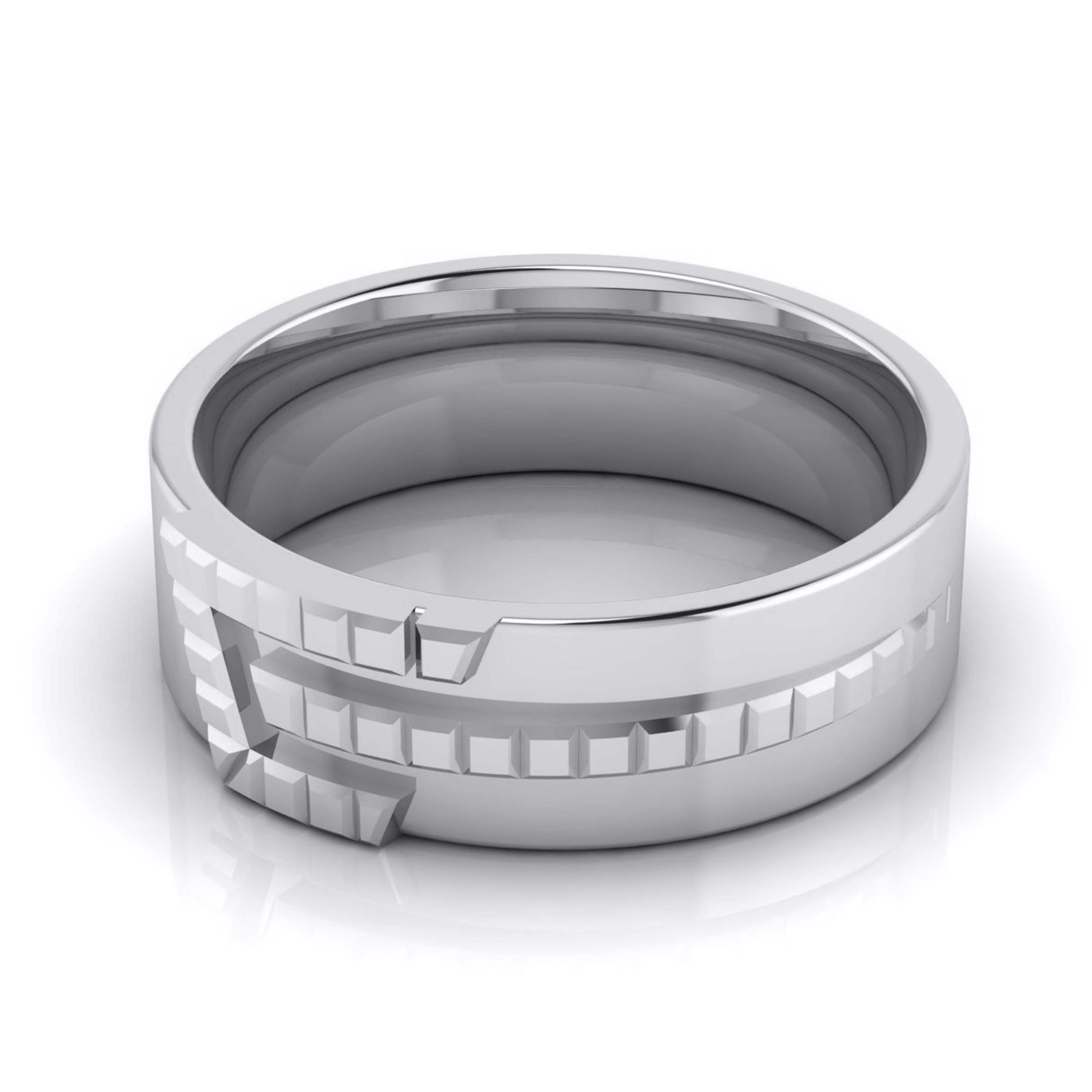 Platinum Diamond Couple Love Bands JL PT CB-6