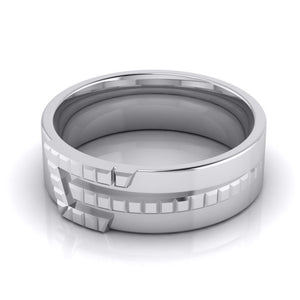 Platinum Diamond Couple Love Bands JL PT CB-6