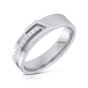 Platinum Diamond Couple Love Bands JL PT CB-6