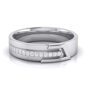 Platinum Diamond Couple Love Bands JL PT CB-6