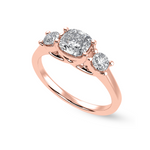 Load image into Gallery viewer, 70-Pointer Cushion Cut Solitaire Diamond 18K Rose Gold Ring JL AU 1231R-B   Jewelove.US
