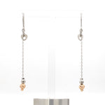 Load image into Gallery viewer, Japanese Platinum Earrings with Rose Gold for Women JL PT E 281   Jewelove.US
