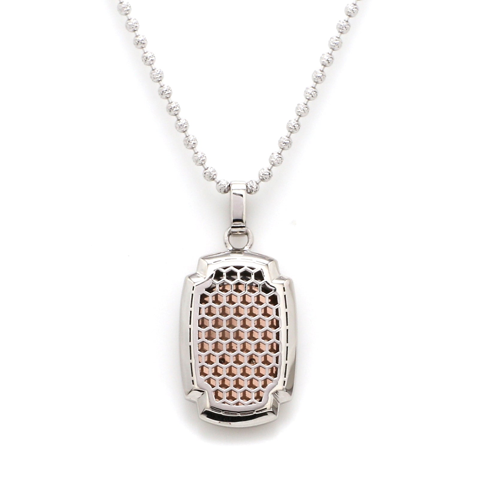 Platinum + Rose Gold SrinathJi Pendant JL PT SrinathJi