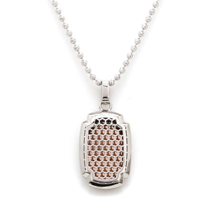 Platinum + Rose Gold SrinathJi Pendant JL PT SrinathJi