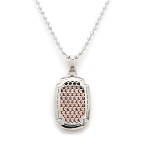 Platinum + Rose Gold SrinathJi Pendant JL PT SrinathJi   Jewelove.US