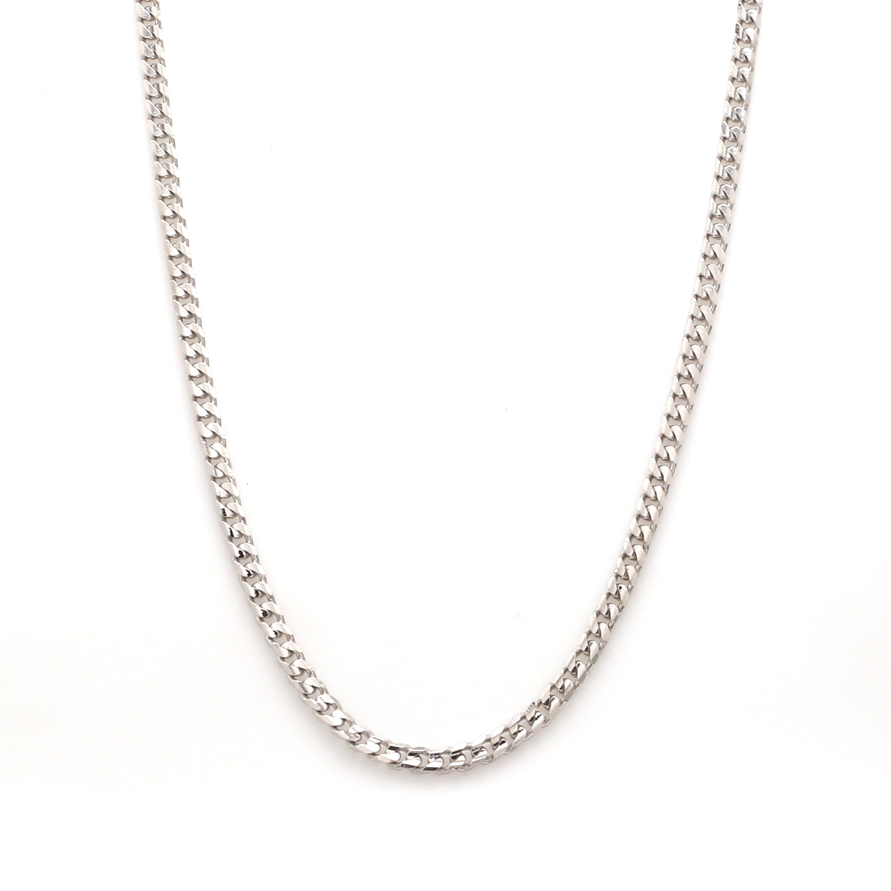 Japanese Platinum Curb Chain for Men JL PT CH 980   Jewelove.US