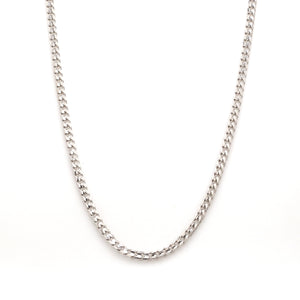 Japanese Platinum Curb Chain for Men JL PT CH 980   Jewelove.US