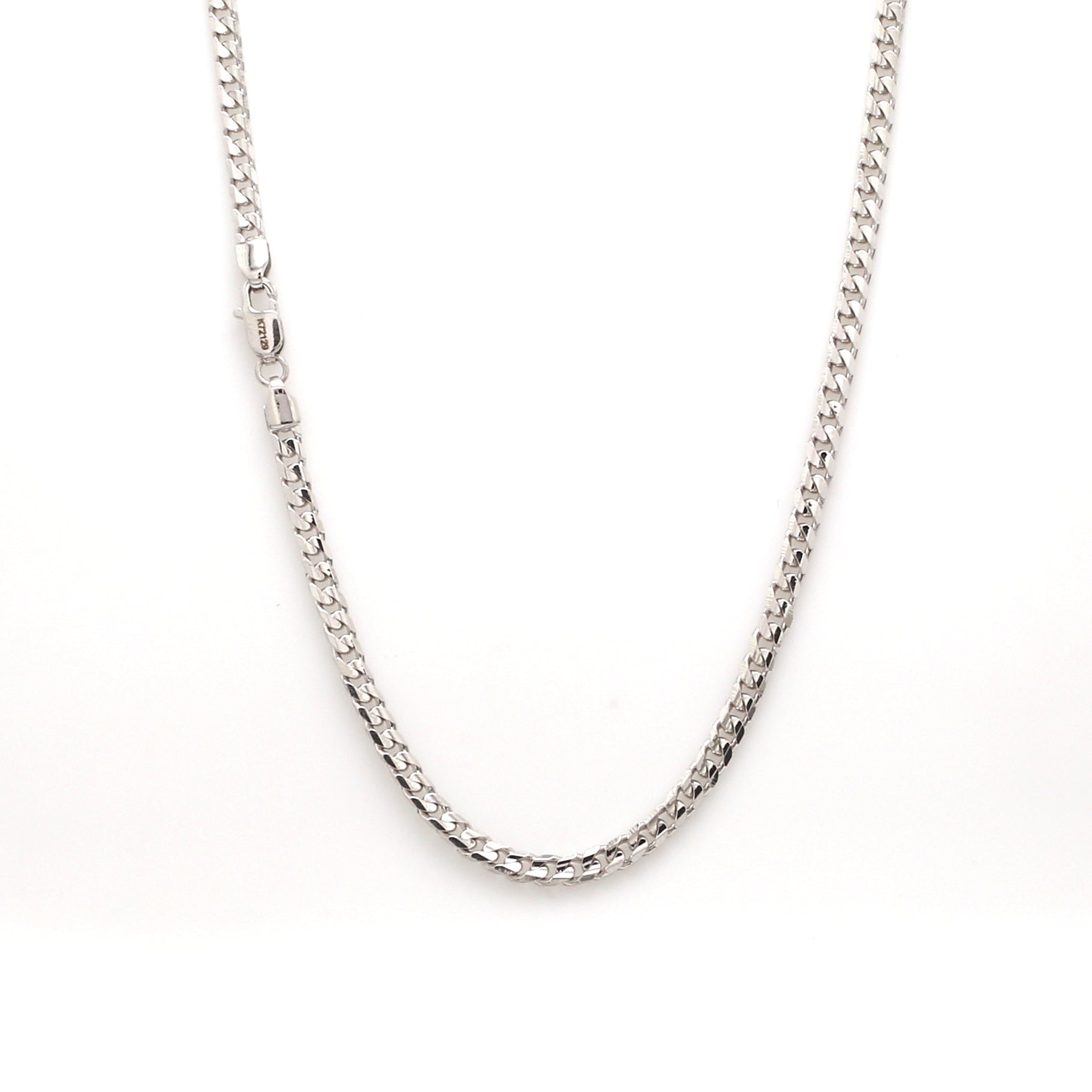 Japanese Platinum Curb Chain for Men JL PT CH 980   Jewelove.US