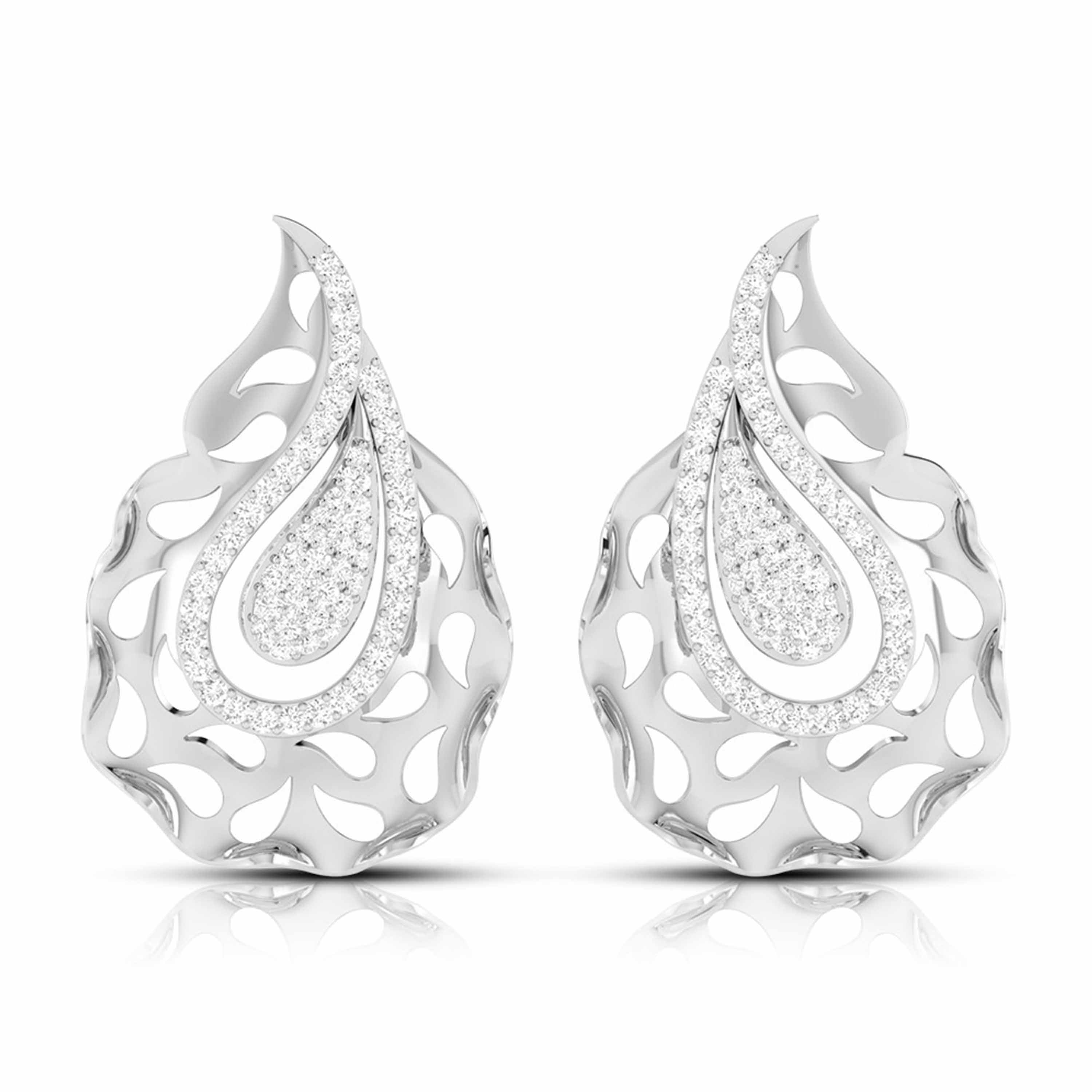 Designer Platinum with Diamond Pendant Set for Women JL PT PE NL8472