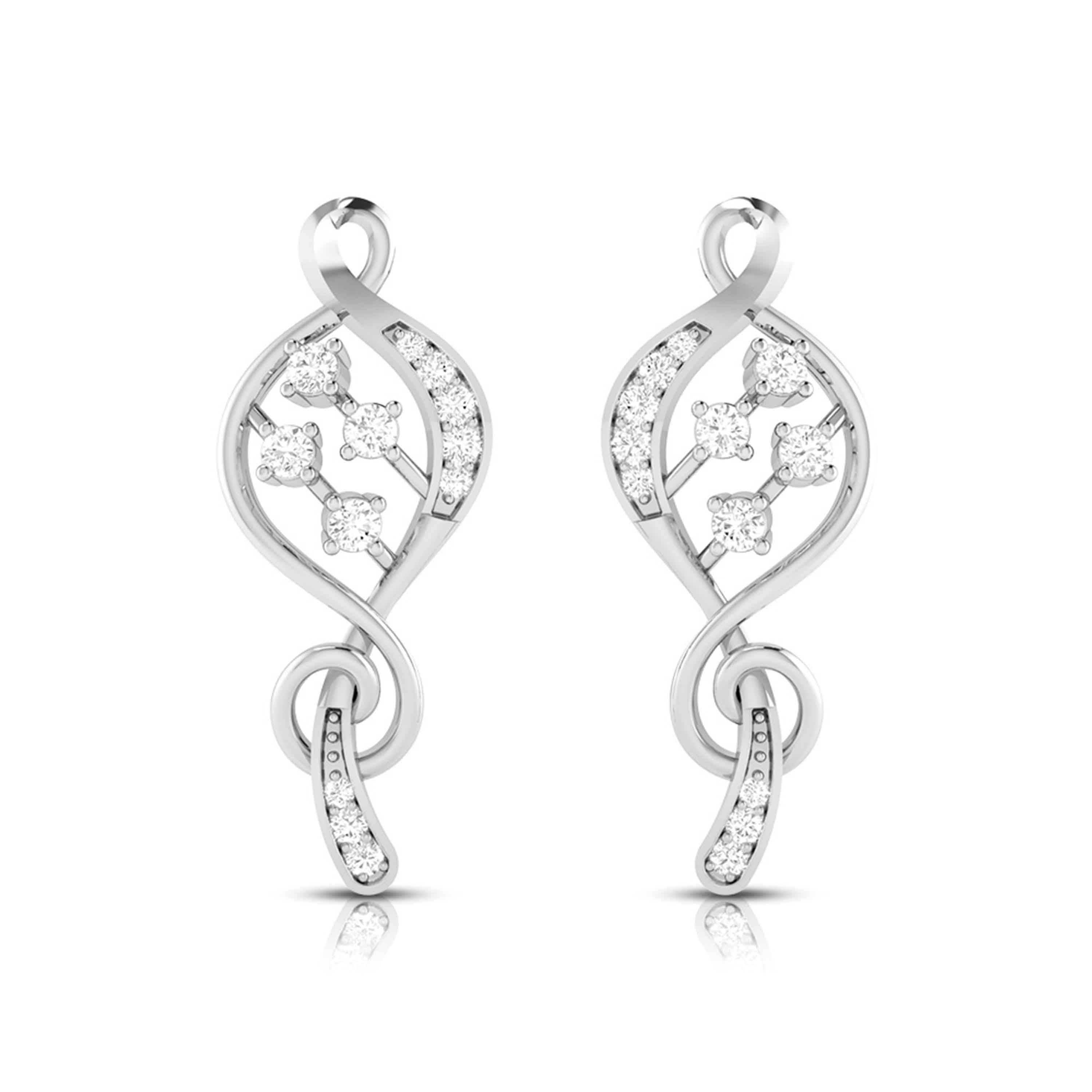 Designer Platinum with Diamond Pendant Set for Women JL PT P NL 8491  Earrings Jewelove.US