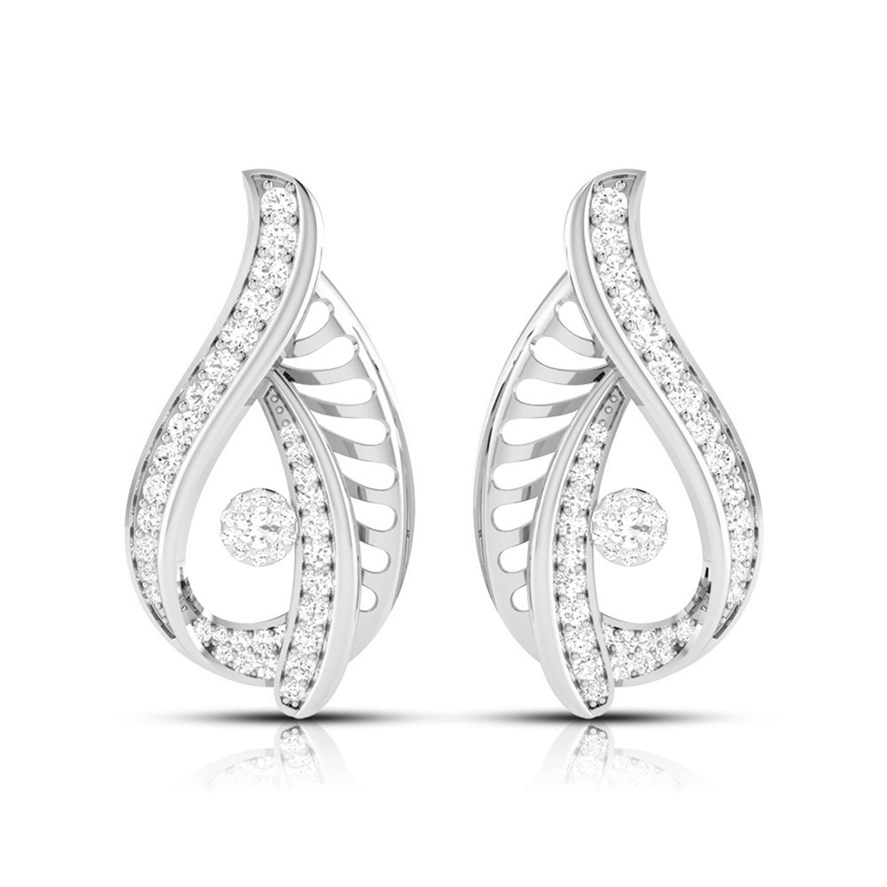 Platinum Diamond Pendant Set for Women JL PT P NL 8512