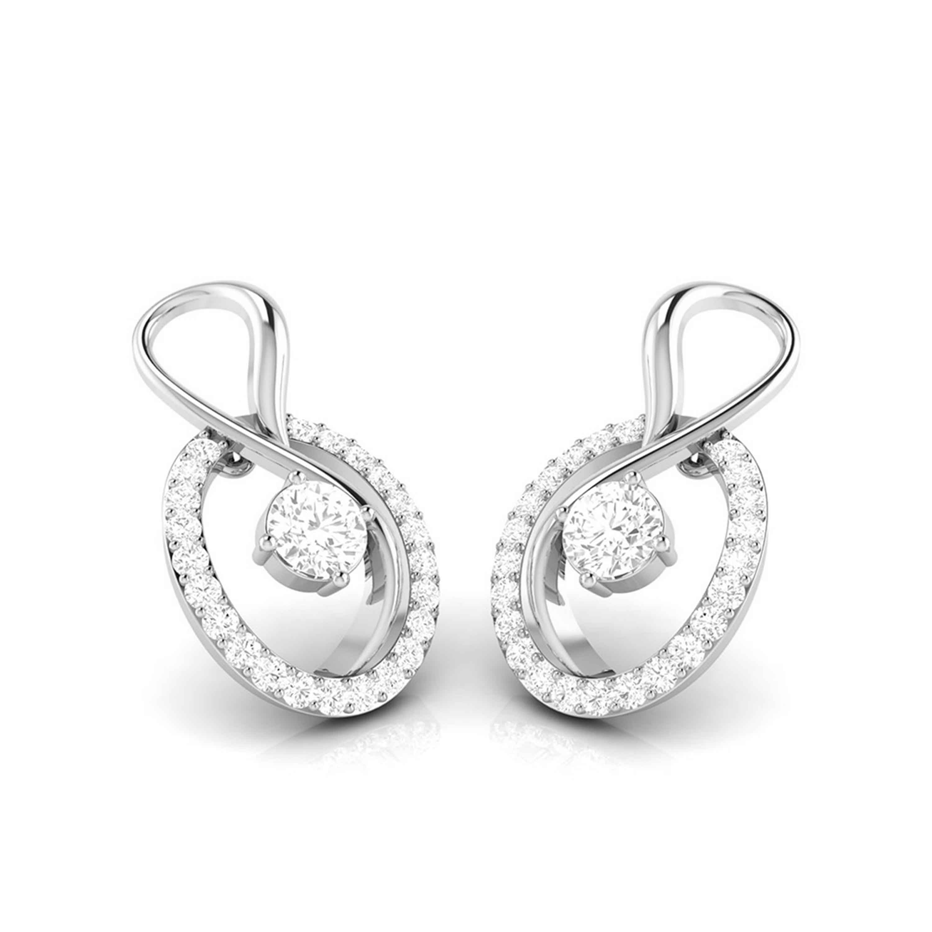 Designer Platinum with Diamond Solitaire Pendant Set for Women JL PT PE NL8518