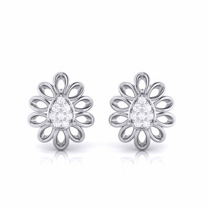 Designer Platinum Diamond Earrings for Women JL PT E B-2