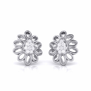 Designer Platinum Diamond Earrings for Women JL PT E B-2