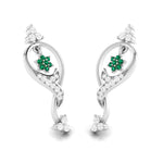 Load image into Gallery viewer, Designer Platinum with Diamond Earrings for Women JL PT E NL8538   Jewelove.US
