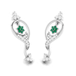 Load image into Gallery viewer, Designer Platinum with Diamond Earrings for Women JL PT E NL8538

