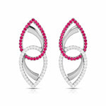 Load image into Gallery viewer, Designer Platinum Diamond Earrings for Women JL PT E NL8550

