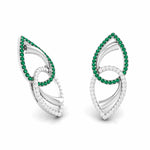 Load image into Gallery viewer, Designer Platinum Diamond Earrings for Women JL PT E NL8550
