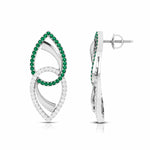 Load image into Gallery viewer, Designer Platinum Diamond Earrings for Women JL PT E NL8550
