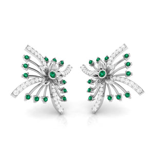 Platinum Diamond Earrings for Women JL PT E NL8581