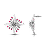 Load image into Gallery viewer, Platinum Diamond Earrings for Women JL PT E NL8581   Jewelove.US
