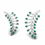 Load image into Gallery viewer, Designer Platinum Diamond Earrings for Women JL PT E NL8587   Jewelove.US
