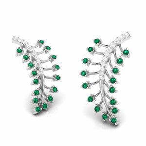 Designer Platinum Diamond Earrings for Women JL PT E NL8587   Jewelove.US