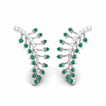 Load image into Gallery viewer, Designer Platinum Diamond Earrings for Women JL PT E NL8587   Jewelove.US
