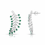 Load image into Gallery viewer, Designer Platinum Diamond Earrings for Women JL PT E NL8587   Jewelove.US
