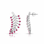 Load image into Gallery viewer, Designer Platinum Diamond Earrings for Women JL PT E NL8587   Jewelove.US
