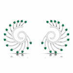 Load image into Gallery viewer, Designer Platinum Diamond Earrings for Women JL PT E NL8689
