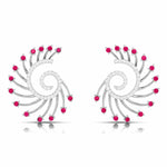 Load image into Gallery viewer, Designer Platinum Diamond Earrings for Women JL PT E NL8689
