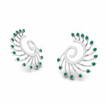 Load image into Gallery viewer, Designer Platinum Diamond Earrings for Women JL PT E NL8689
