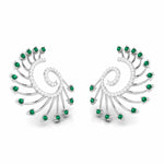 Load image into Gallery viewer, Designer Platinum Diamond Earrings for Women JL PT E NL8689
