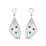 Load image into Gallery viewer, Designer Platinum Diamond Earrings for Women JL PT E NL8592
