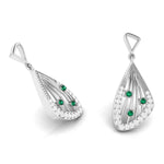 Load image into Gallery viewer, Designer Platinum Diamond Earrings for Women JL PT E NL8592
