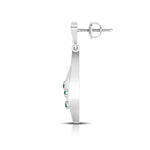 Load image into Gallery viewer, Designer Platinum Diamond Earrings for Women JL PT E NL8592
