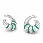 Load image into Gallery viewer, Designer Platinum Diamond Earrings for Women JL PT E NL8598   Jewelove.US
