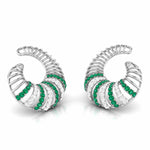 Load image into Gallery viewer, Designer Platinum Diamond Earrings for Women JL PT E NL8598   Jewelove.US
